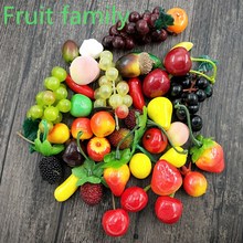 10 шт. мини-имитация фруктов и овощей, искусственные кухонные игрушки для детей, игрушка для ролевых игр 2024 - купить недорого