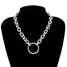 Ожерелье-чокер с металлической цепочкой женское, колье для подвески, Ювелирное Украшение для друзей 2024 - купить недорого