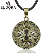 EUDORA Sound Harmony Ball Vintage Bronze Necklace Chime Bola Pendant for Women Fashion Jewelry Retro Mexican Pregnancy Ball B343 2024 - buy cheap
