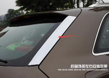 Yimaautollantas-alerón trasero para ventana de coche, accesorio de decoración, embellecedor de cubierta de Panel, apto para Audi Q3 2011 2012 2013 ABS 2024 - compra barato