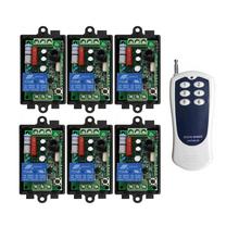 RF Wireless 220V Remote Control light Switch 1CH  10A  6 Receiver&1 Transmitter 315/433 MHZ  universal 100m 2024 - buy cheap