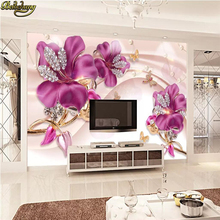 beibehang Custom Floral jewelry mural wall paper home decor home improvement decoration wall painting wallpapers for living room 2024 - buy cheap