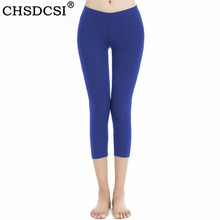 Chsdfácil-calça legging de cintura alta feminina, calça capri leve colorida para treino e corrida, moda feminina 2024 - compre barato