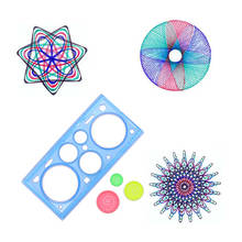 Painting Multi-function Puzzle Spirograph Geometric Ruler Drafting Tools For Students Drawing Toys Children Learning Art Tool 2024 - buy cheap