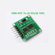 Convertidor de 100K NTC a 0-5V, 10V, 20 a + 150 Cel, 2 unidades Módulo de acondicionador de señal de conversión lineal de termistor NTC a voltaje 2024 - compra barato