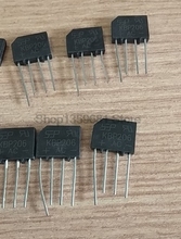 10PCS KBP206 KBP206G KBP208 KBP210 2A 600V Power Bridge Rectifier 2024 - buy cheap