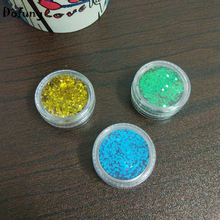 Pigmento de brillo de uñas en forma hexagonal, 1mm, puntas de polvo de uñas, Flash UV, hojas de decoración de uñas 2024 - compra barato