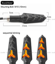 Front/Rear Turn Signal Indicator Sequential LED Daytime Running Lights Blinker For Kawasaki Ninja 250/300/400/650/1000 ER6N ER6F 2024 - buy cheap