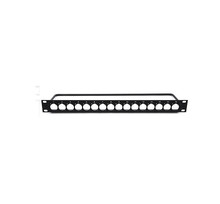 Высококачественная патч-панель с подставками для соединительных проводов для 16 x XLR или speaker On 1UK/16 19" 2024 - купить недорого