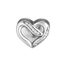 CKK Fit Pandora Bracelets Ribbon of Love Charms 925 Original Sterling Silver Charm Beads for Jewelry Making Bead 2024 - buy cheap