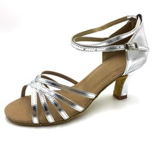 Free shipping latin dance shoes for women heel high 5/7cm tango shoes/jazz shoes/salsa shoes 2024 - buy cheap