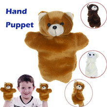 Cute Cartoon Animal Doll Soft and Plush For Kids Glove Hand Puppet Plush Finger Toys Bear 2018 2024 - buy cheap