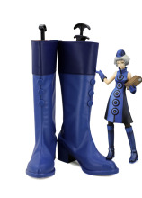 Shin Megami Tensei: Persona 3 Elizabeth Boots Shoes Persona Elizabeth Cosplay Shoes Blue Boots Custom Made 2024 - buy cheap