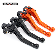 Alavancas de embreagem de freio curto cnc, para 640 duke ii lc4 supermoto 690 smc/r duke supermoto acessórios ajustáveis 2024 - compre barato