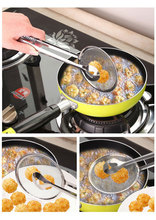 1 unidad de cocina multifunción de acero inoxidable tamiz filtro cuchara frita aceite colador Clip herramientas de cocina de mano QA 071 2024 - compra barato