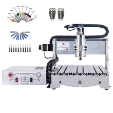 mini DIY upgraded 3axis 3040 CNC wood router 4030 300W PCB engraving cutting drilling machine with ER11 collet chuck 2024 - buy cheap