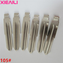 Xieaili lâmina de chave remota 20 tamanhos 105 #, lâmina em branco de metal sem cortes para nova chevrolet epica s226 2024 - compre barato