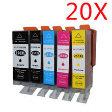 20Pk PGI250XL CLI251XL Ink Cartridge Compatiblefor canon MG6320 MG7120 MG7520 IP8720 refillable ink cartridge with ARC chip 2024 - buy cheap