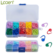 Looen-Mini estuche de colores mezclados de alta calidad, accesorios para tejer, marcadores de plástico de punzón de remate, 120 unids/paquete 2024 - compra barato