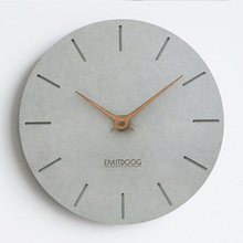 Reloj de pared de madera europeo creativo, diseño Simple, Retro, Vintage, temporizador decorativo, decoración del hogar, 12" 2024 - compra barato