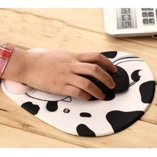 Lovely Animal Mousepad Skid Resistance Memory Foam Comfort Wrist Rest Support Mouse Pad Mice Pad Squirrel/ Blue Cat/ Cow/ Cat 2024 - buy cheap