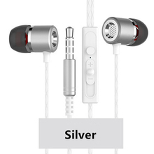 3.5mm Metal Earphone In-ear with Microphone Super Bass Headset Earbuds Earpiece Dual Color for Xiaomi Samsung Huawei Iphone 2024 - buy cheap