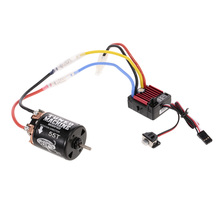 WP 1060 brushed 60A ESC 2-3S 6V/3A BEC and 540 55T RC Motor Brushed Motor for 1/10 Axial SCX10 D90 Rock Crawlar RC Car Parts 2024 - buy cheap