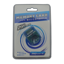 10 pçs muito de alta qualidade para wii 512 mb de armazenamento de memória cartão de poupança para wii para gamecube para N-GC presente de natal 2024 - compre barato