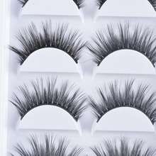 NEW 5 pairs mink eyelashes false lashes mink 3d fake eyelash extension make up cilios natural long cruelty free lash 2024 - buy cheap