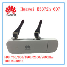 Huawei-módem USB E3372 desbloqueado, E3372h-607 + antena Dual, 4G, LTE, 150Mbps, Dongle, compatible con todas las bandas con antena CRC9 2024 - compra barato