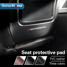 BetterHumz Car Anti-dirty Pad Trim PVC Stickers Cover Seat Back Car Styling For BMW E90 F20 F30 F34 F36 X1 E84 Accessories 2024 - buy cheap