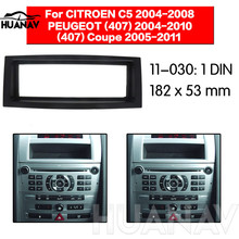 HUANAV-Adaptador de instalación de Radio estéreo para coche, fascia para Citroen C5, PEUGEOT (2004), 2008-407, fascia 2024 - compra barato