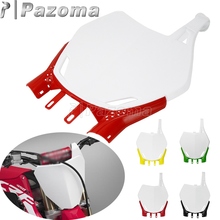 Máscara de carenado de plástico para Motocross, placa frontal, Panel de nombre para Honda EXC, Yamaha YZ125, YZ250, YZ250F, YZ450F, WR250F, WR450F 2024 - compra barato