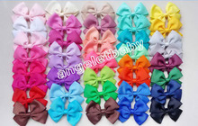 100pcs Boutique Girls Ribbon Hair Bows clips Cheerleading Bow Accessories hairpin kids hair band flower HD3437 2024 - buy cheap