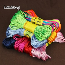 20M 2.5mm Strong Chinese Knot polyester Cord Line For Jewelry Making DIY Necklace Ropes Bracelets Cords 2024 - buy cheap