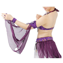 2018 Wholesale Women Cheap Belly Dance Accessories Belly Dancing Hand Veils Decoration Various Colors 2024 - buy cheap