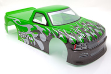 YUKALA  1/10 radio control car body shell PVC painted 190mm  2pcs/lot NO:029 green 2024 - buy cheap