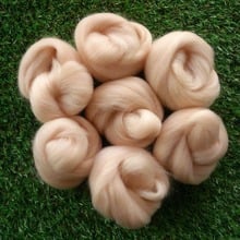 45g x Wool Needle Felting Pink Flesh Skin Tones Felting Wool Roving For 3D Projects 2024 - buy cheap