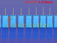 10pcs 3.175*1.5*9mm Corn Teeth End Mill Milling Cutter CNC Router Bits Tools PCB Printed Circuit Board Cutter on HDF,Fiber Glass 2024 - buy cheap
