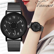 Vansvar Watch Casual Women's Watch Quartz Stainless Steel Band Newv Strap Watch Mens Analog Wrist Watches reloj mujer 2019 #N03 2024 - buy cheap