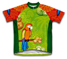 Ciclismo de estrada! Roupa de ciclismo masculina papagaio, camiseta de manga curta para bicicleta 2024 - compre barato