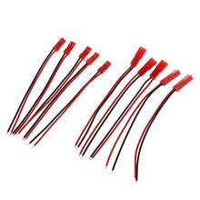 5 Pairs 22AWG 100mm Cable w 2Pin JST M F Plug for RC Battery Motor Connection 2024 - buy cheap