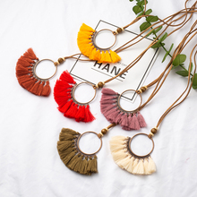 New Long Tassel Necklaces for Women 6 Color Vintage Bohemian Fringed Sweater Chain Boho Necklace Ethnic Fashion Jewelry Gifts 2024 - buy cheap