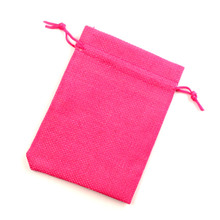 10Pcs Fuchsia Cotton Linen Drawstring Storage Bags Jewelry Candy Christmas Wedding Decoration Gifts Bags Packaging Bags & Pouch 2024 - buy cheap