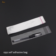 2021 500pcs Clear Resealable Bopp/poly / Cellophane Bag 5x18+3cm Transparent Opp Gift Bags Plastic Packaging Self Adhesive Seal 2024 - buy cheap