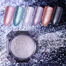 Pearl Nail Art Powder Mirror Effect Silver Nail Chrome Pigment Dust Shimmer Nail Design Decorations Need Base 2024 - buy cheap