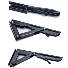 2PCS 400mm x 150mm Decorative wall mounted shelf triangle folding foldable metal bearing table support  Shelf Bracket 2024 - buy cheap