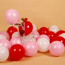 5 шт., 12-дюймовые розовые латексные воздушные шары для детской вечеринки 2024 - купить недорого