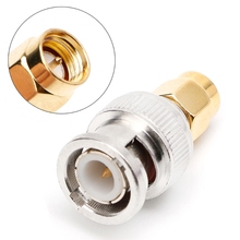 1Pc SMA-BNC-JJ RF Coaxial Coax Adapter SMA Male to BNC Male Plug Straight 2024 - buy cheap