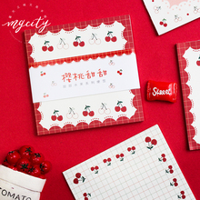 30pcs/set Sweet Fruit Memo Pad Sticker Notepad Kawaii Decor Sticky Notes Cute DIY Clear Korean Stationery Journal 2024 - buy cheap
